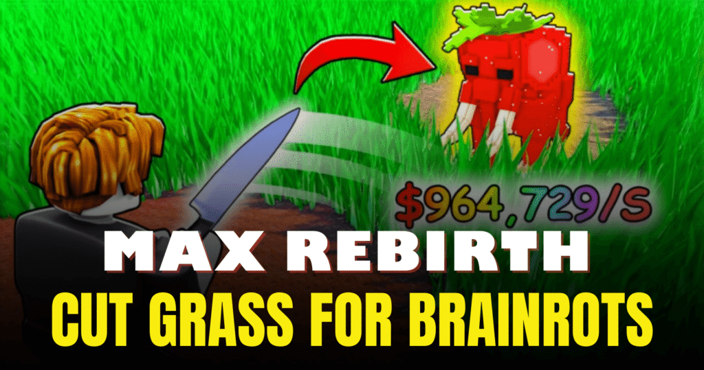 Cut Grass for Brainrots Max Rebirth Guide (2026)