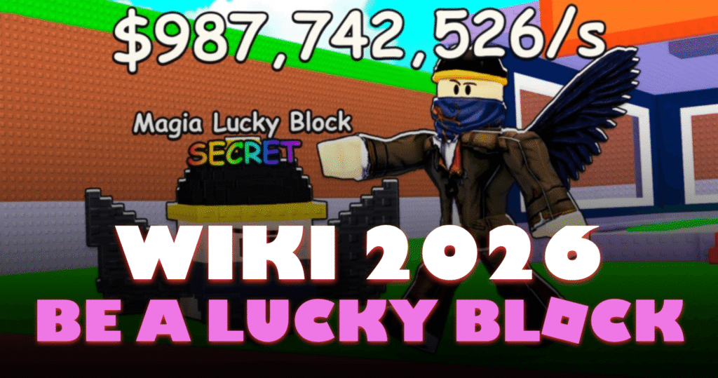 Be a Lucky Block Wiki 2026 & Complete Player Guide