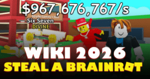Steal a Brainrot Wiki 2026 Complete Guide, Brainrot List, Rebirths, Gears & Stealing Tips