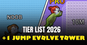 The Ultimate +1 Jump Evolve Tower Tier List (2026 Meta)