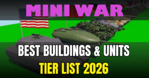 Mini War Roblox Tier List 2026 Best Buildings & Units