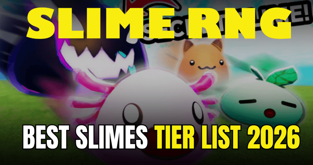 Slime RNG Tier List 2026 Best Slimes Ranked for Fast Progression