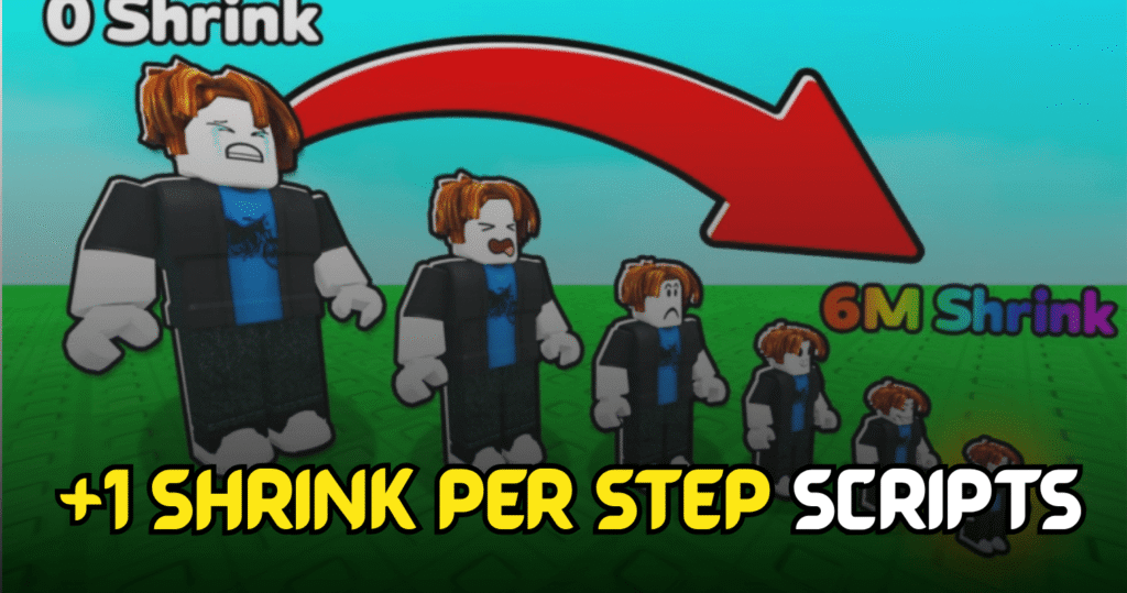 +1 Shrink per Step Script – Auto Win, Auto Level & Auto Rebirth
