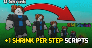+1 Shrink per Step Script – Auto Win, Auto Level & Auto Rebirth