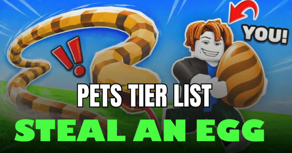 Steal An Egg Tier List 2026 – Best Pets Ranked by Income