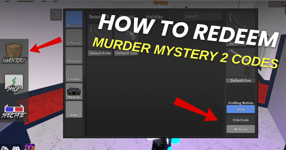 Murder Mystery 2 Redeem